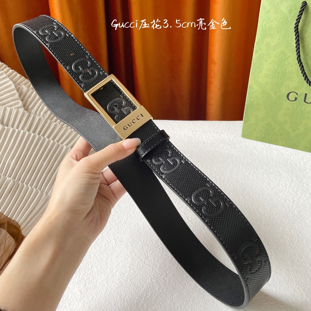 Gucci Basic Belt Cow Leather M