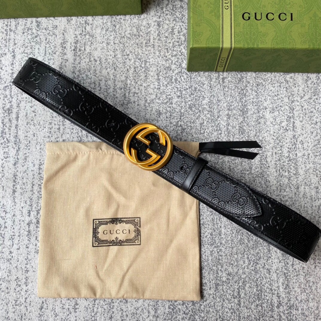 Gucci Basic Belt Cow Leather M