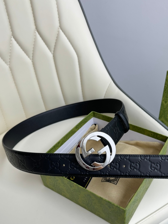 Gucci Basic Belt Cow Leather S-m
