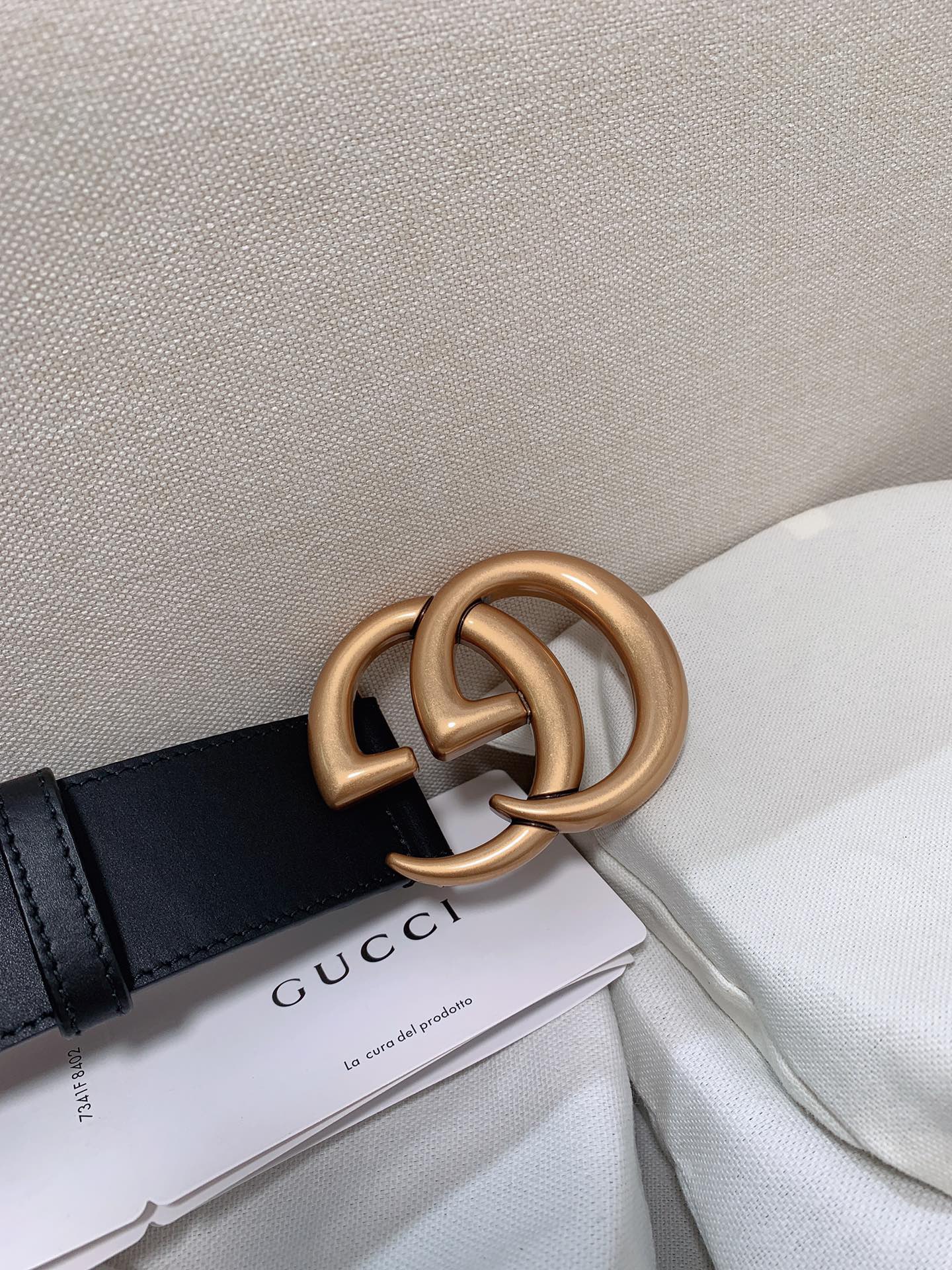 Gucci Male Basic Belt Cow Leather