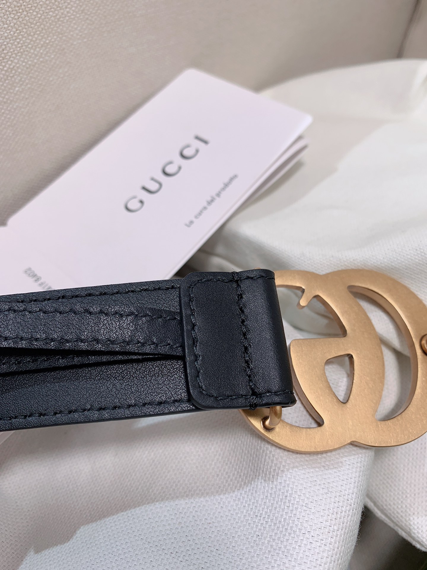 Gucci Male Basic Belt Cow Leather