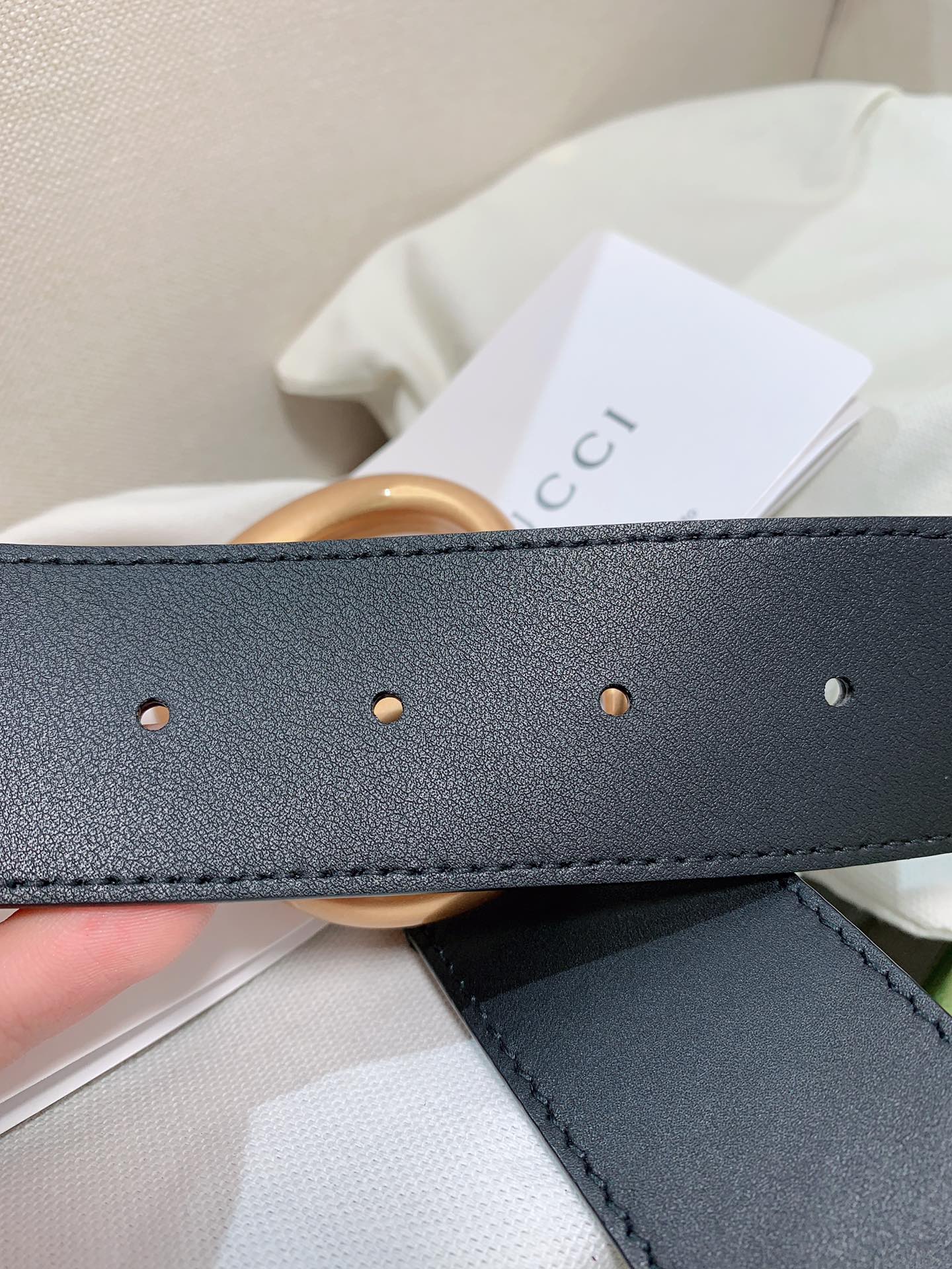 Gucci Male Basic Belt Cow Leather