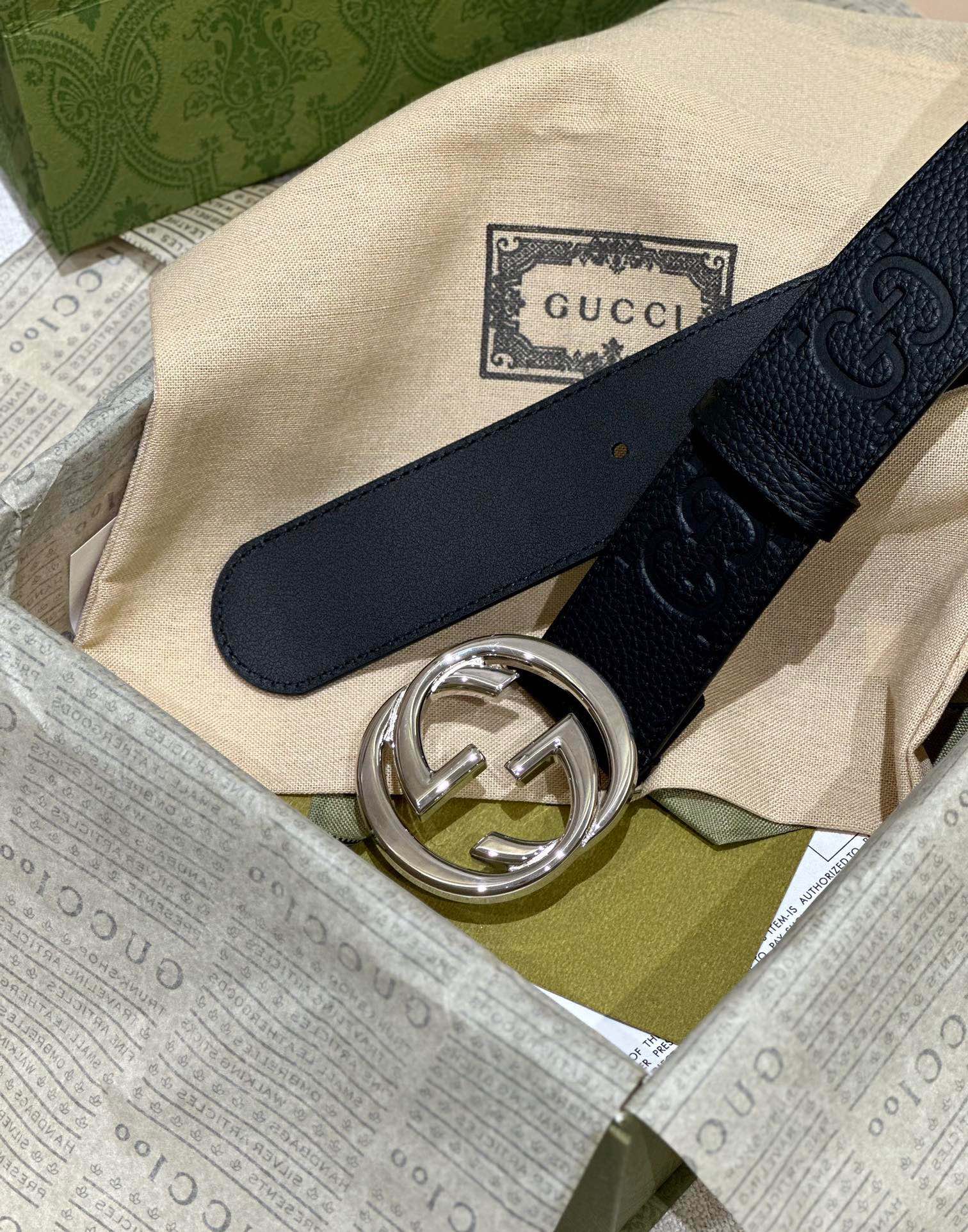 Gucci Basic Belt Cow Leather