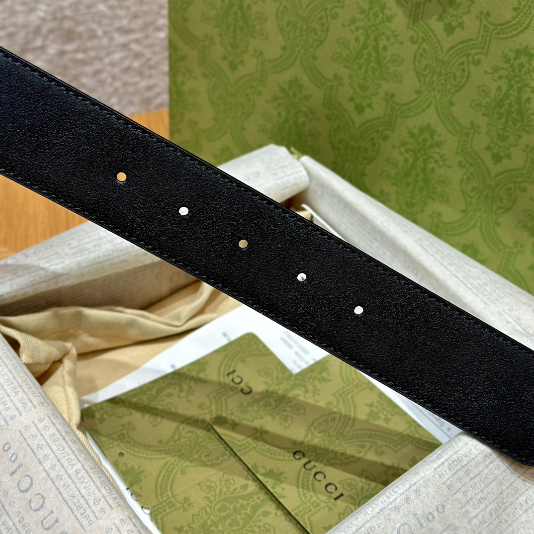 Gucci Male Basic Belt Canvas Black S-m