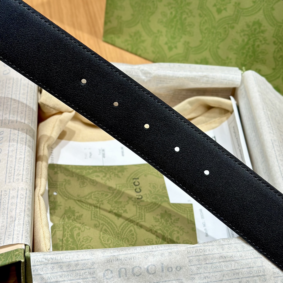 Gucci Male Basic Belt Canvas Black S-m