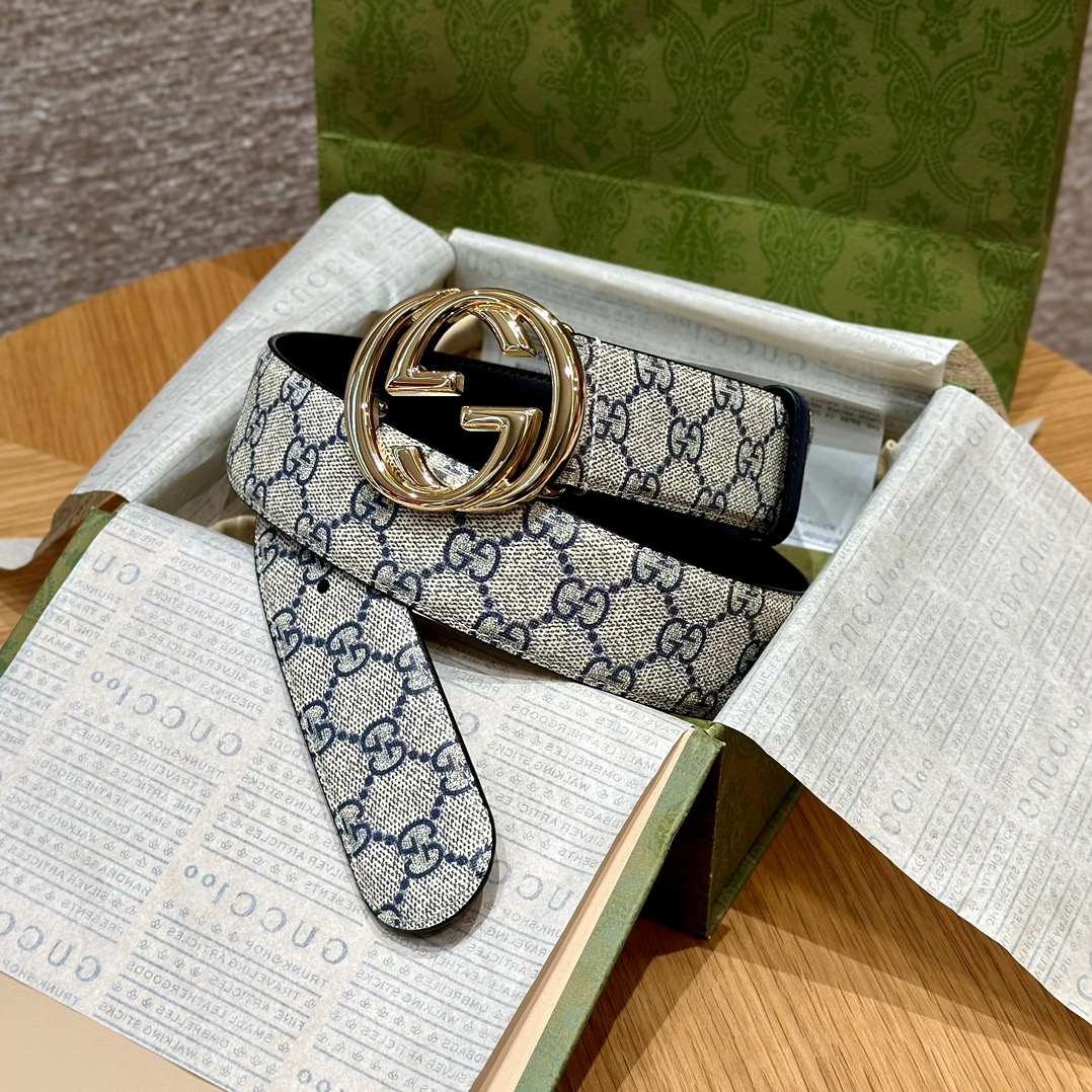 Gucci Male Basic Belt Canvas Black S-m