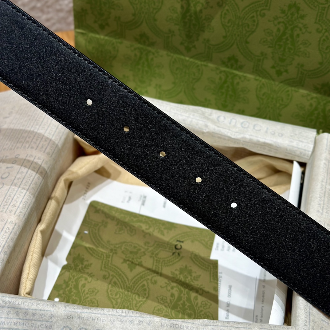 Gucci Male Basic Belt Canvas Black S-m