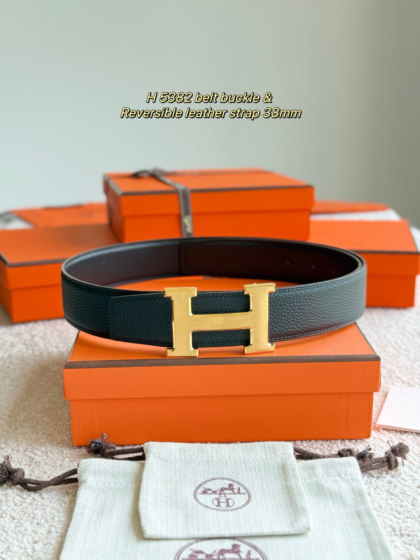 Hermès Male Basic Belt 38mm