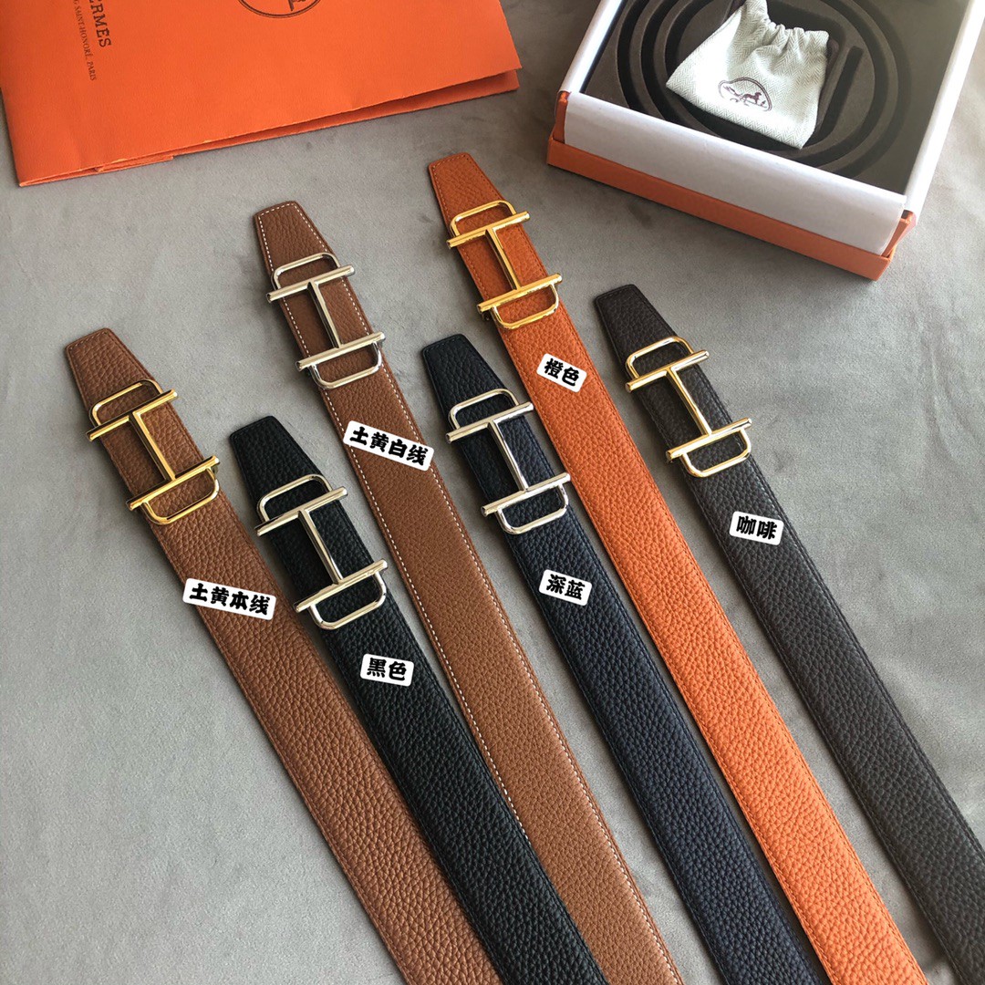 Hermès Leather Belt 38mm-s-m-l