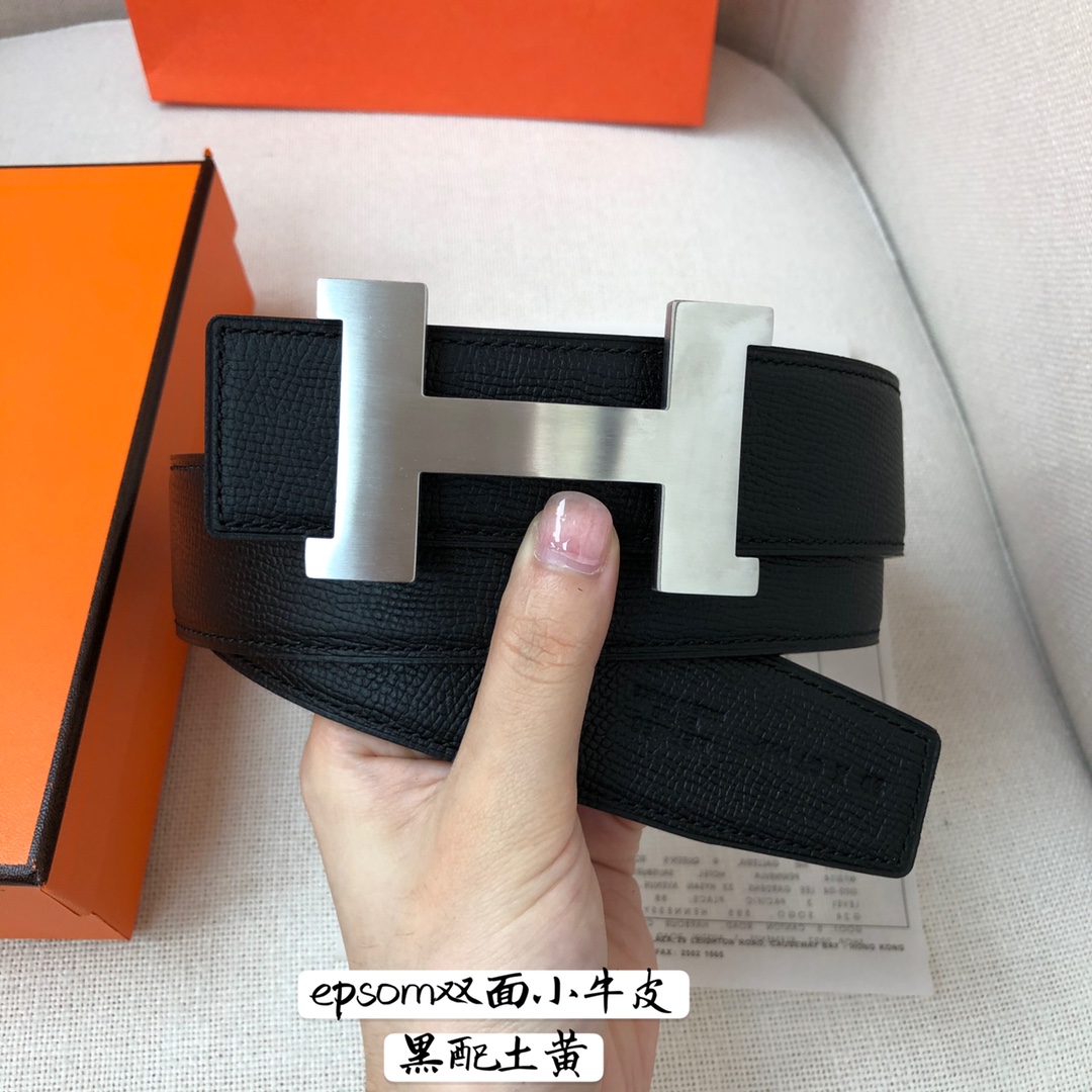 Hermès Male Basic Belt Cow Leather 38mm-s-m