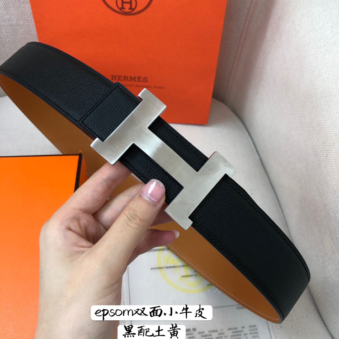 Hermès Male Basic Belt Cow Leather 38mm-s-m