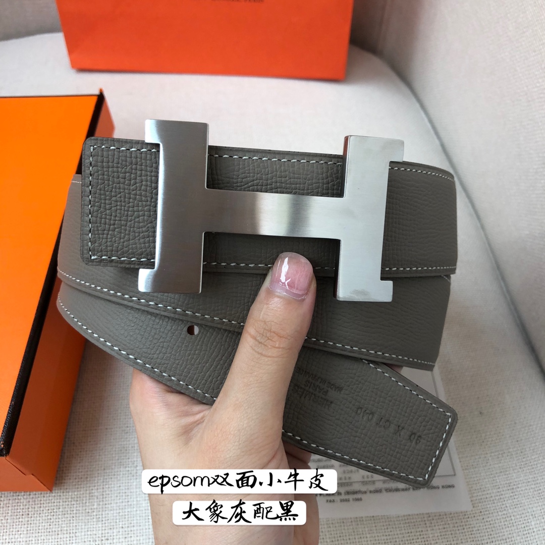 Hermès Male Basic Belt Cow Leather 38mm-s-m