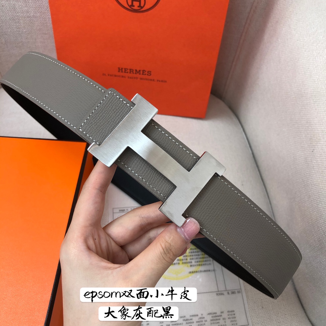 Hermès Male Basic Belt Cow Leather 38mm-s-m