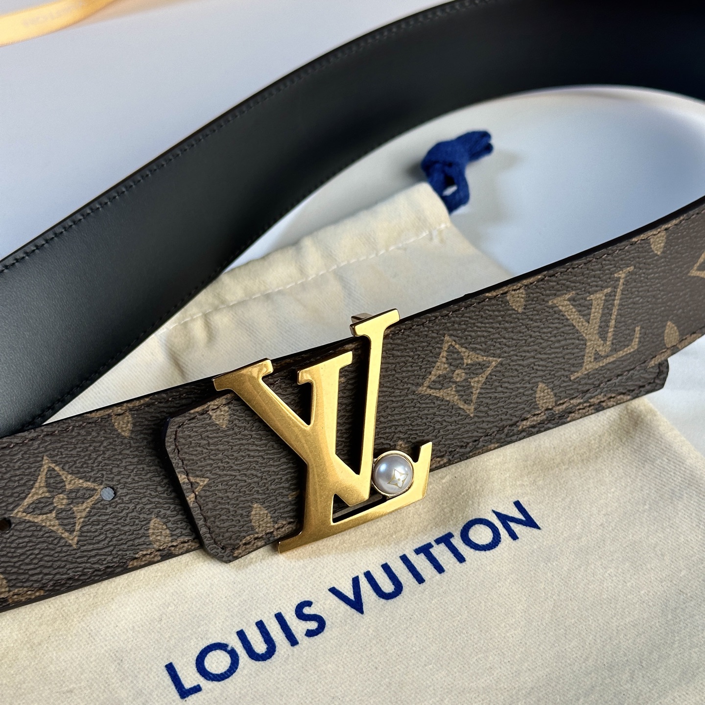 Louis Vuitton Basic Belt Cow Leather S-l