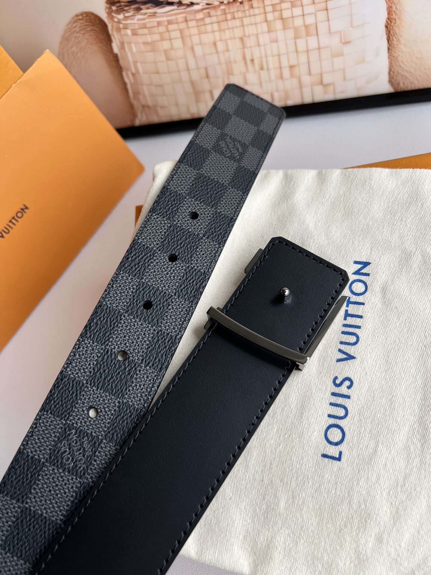 Louis Vuitton Basic Belt Cow Leather 40mm-s-m-l