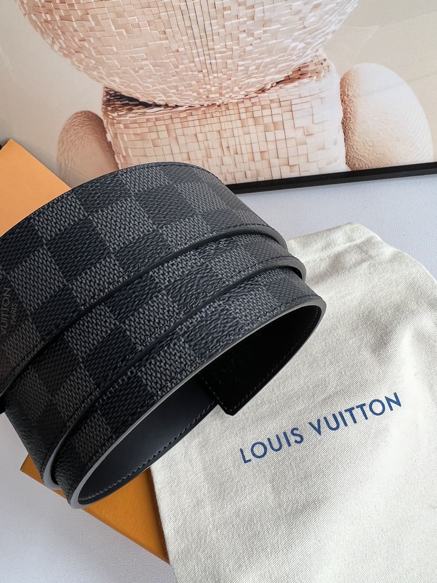 Louis Vuitton Basic Belt Cow Leather 40mm-s-m-l