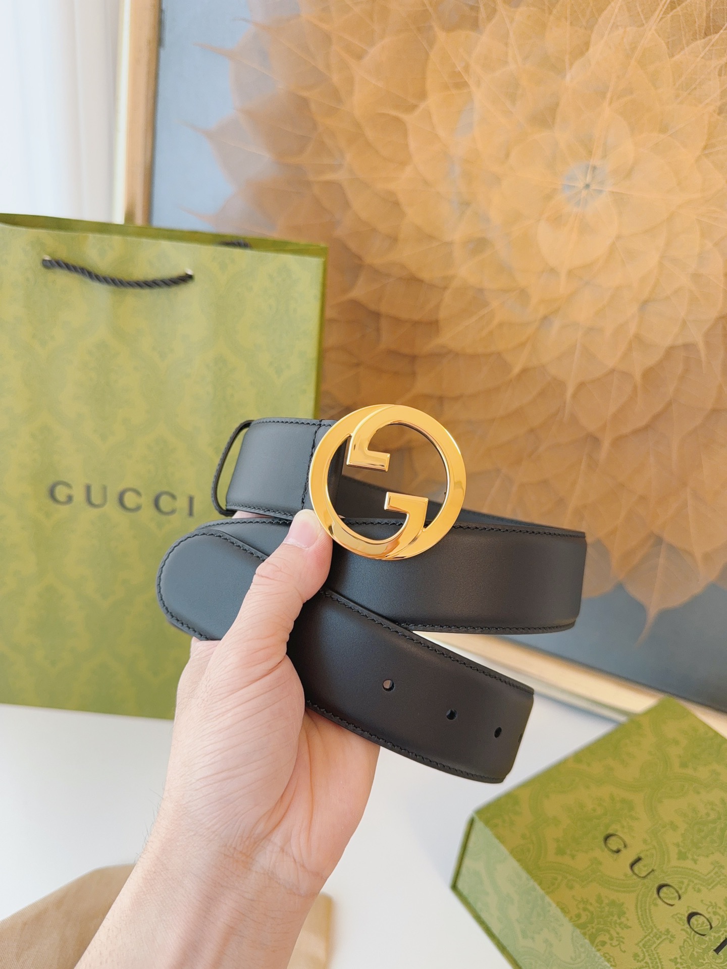 Gucci Basic Belt Black 13514-m