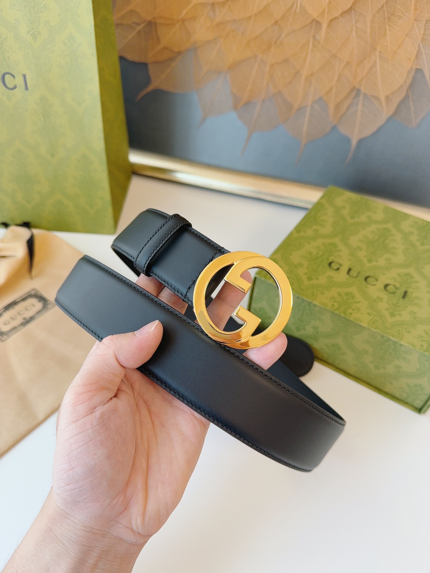 Gucci Basic Belt Black 13514-m