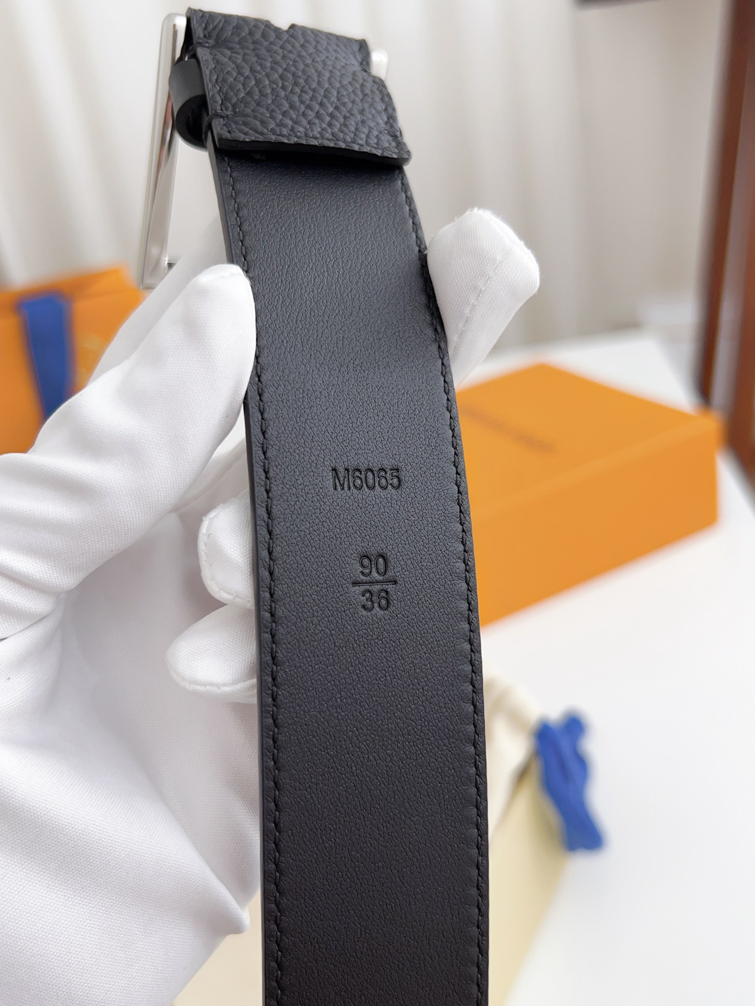 Louis Vuitton Male Basic Belt Cow Leather 125cm-l