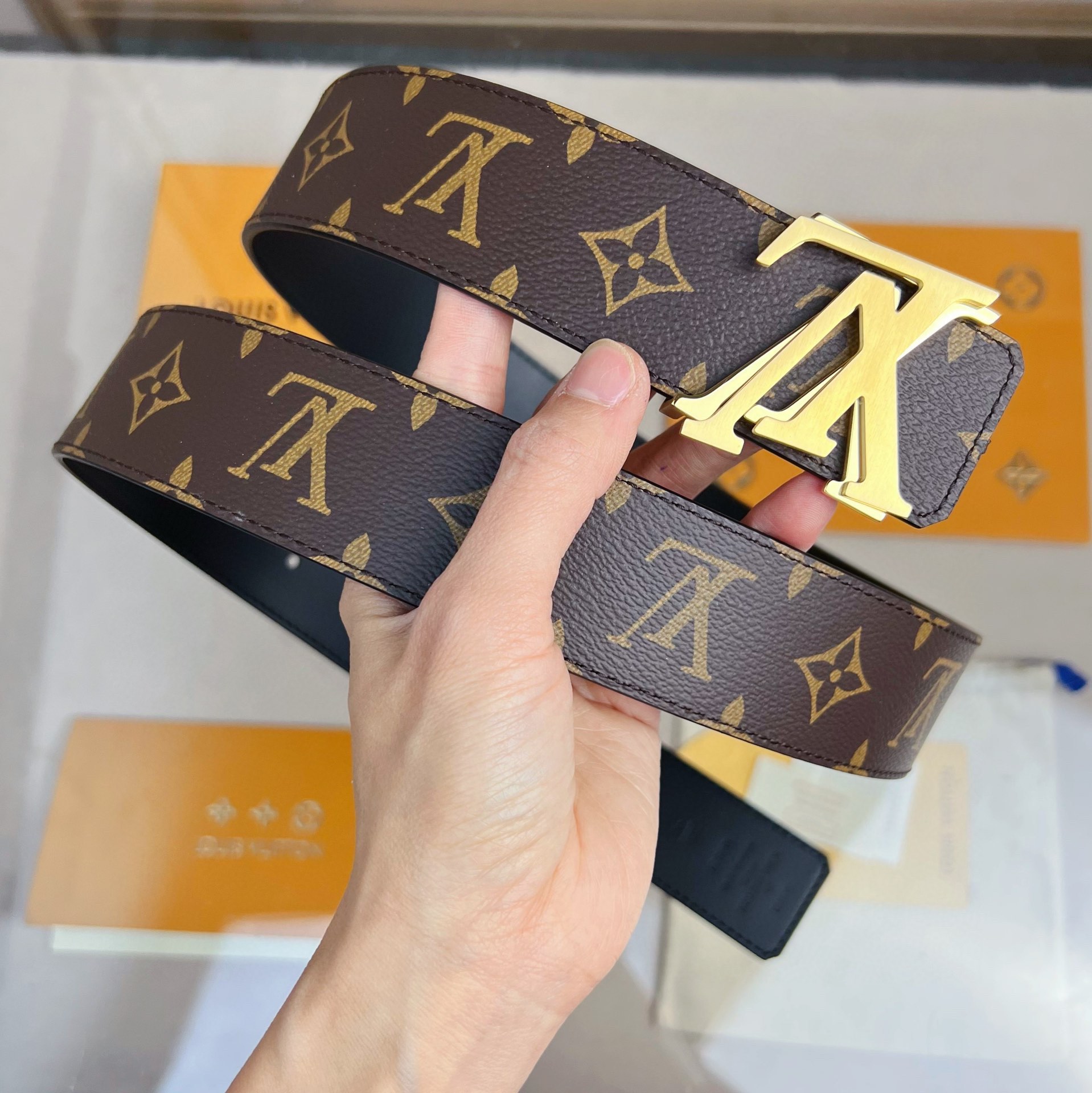 Louis Vuitton Male Basic Belt M-l