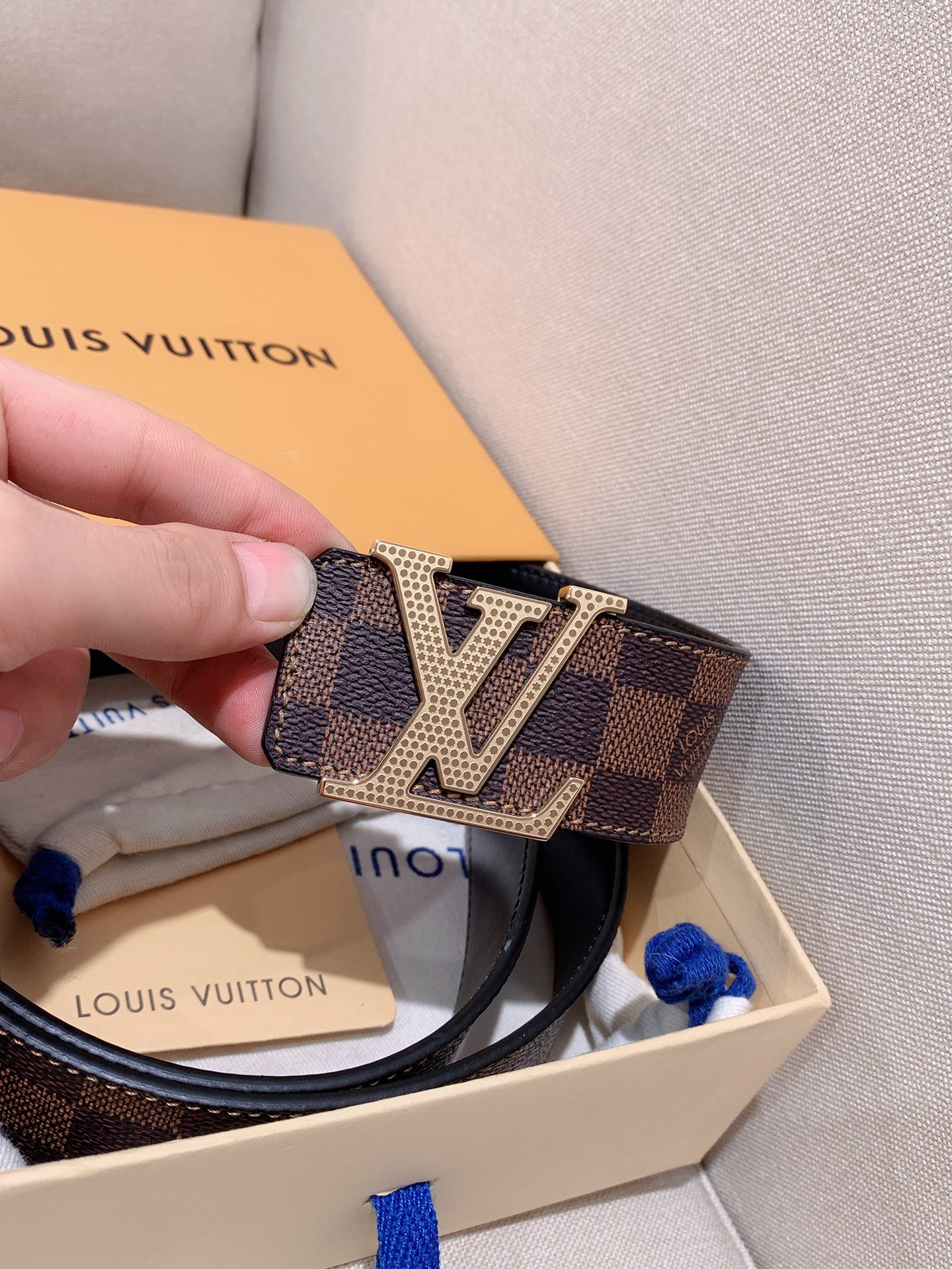 Louis Vuitton Male Basic Belt S-m-l