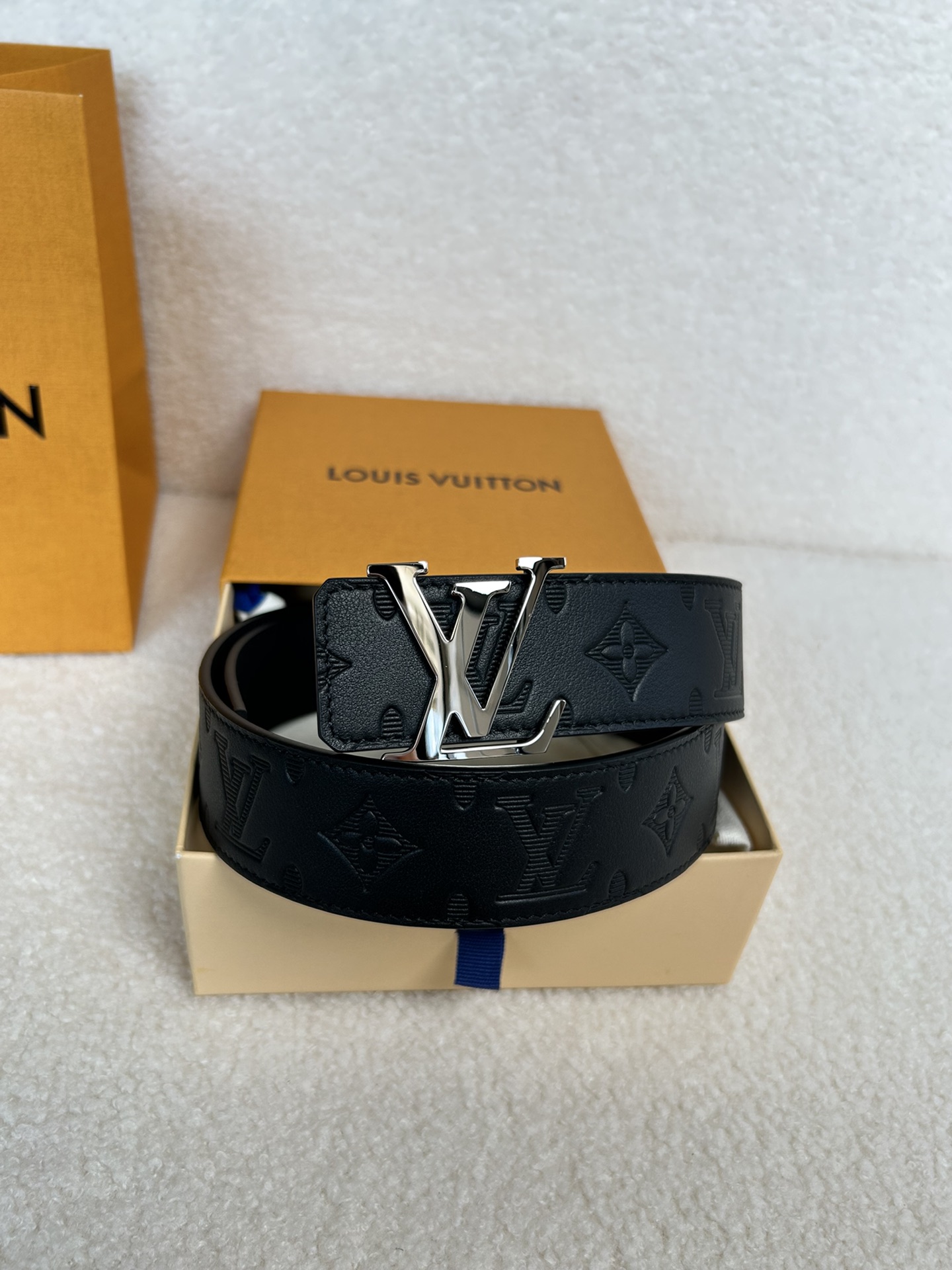 Louis Vuitton Male Basic Belt Cow Leather M-l