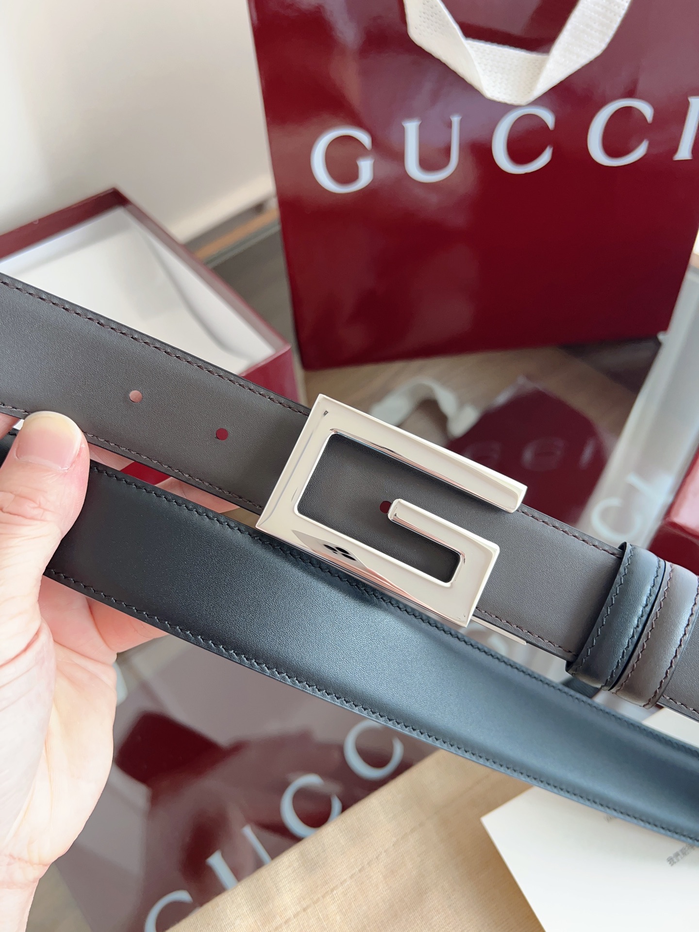 Gucci Basic Belt Cow Leather 13514-m