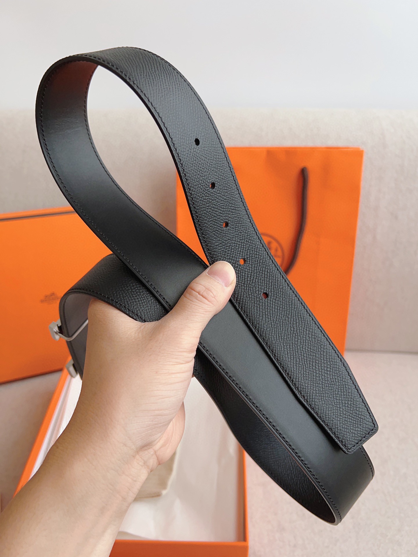 Hermès Male Basic Belt S-m