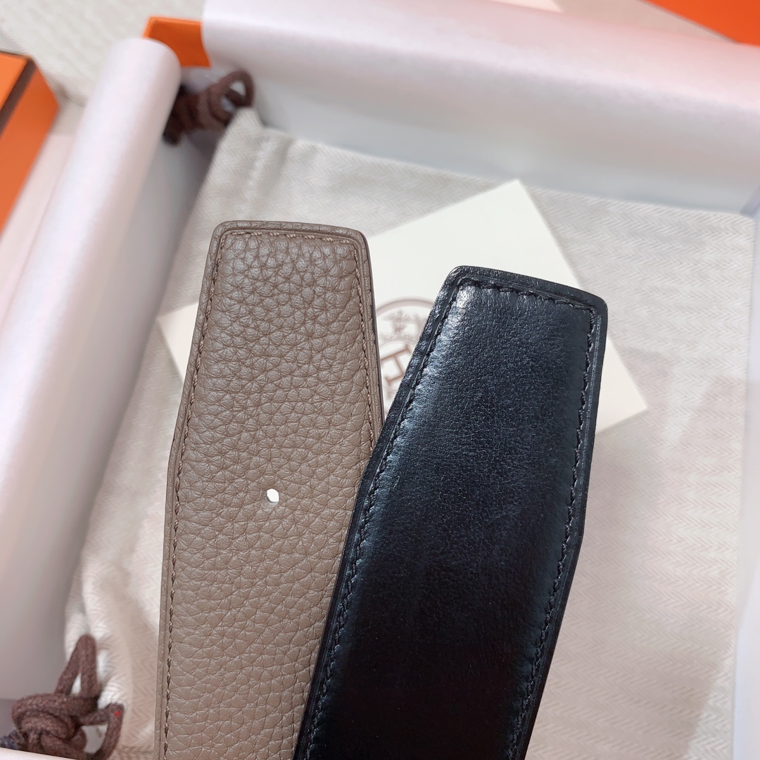 Hermès Male Leather Belt 38mm-s-m