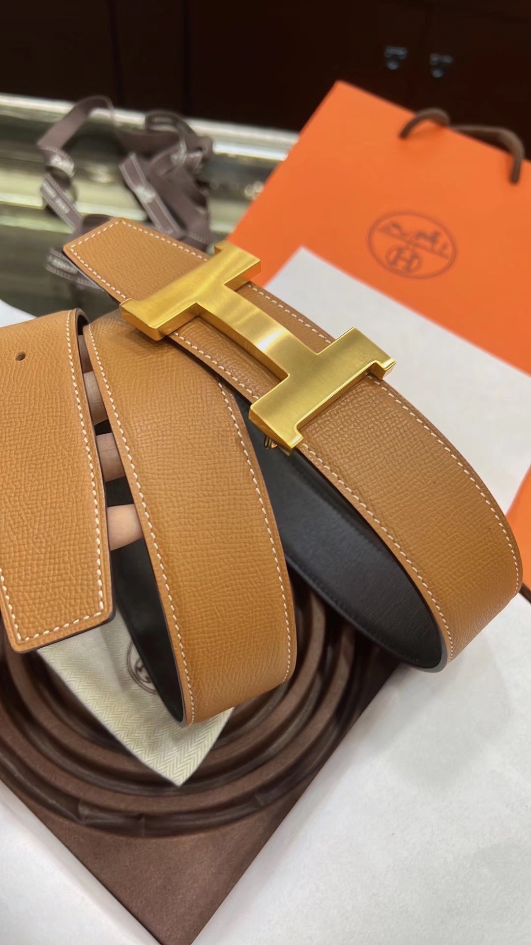 Hermès Male Basic Belt 38mm