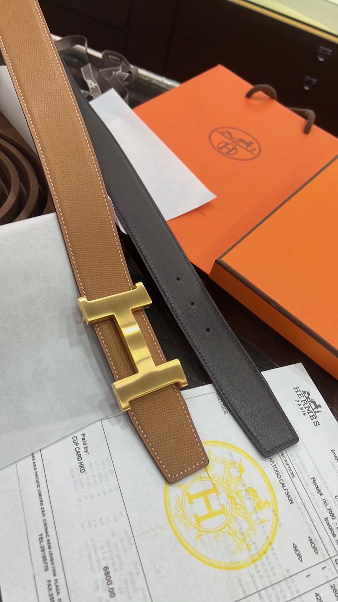 Hermès Male Basic Belt 38mm