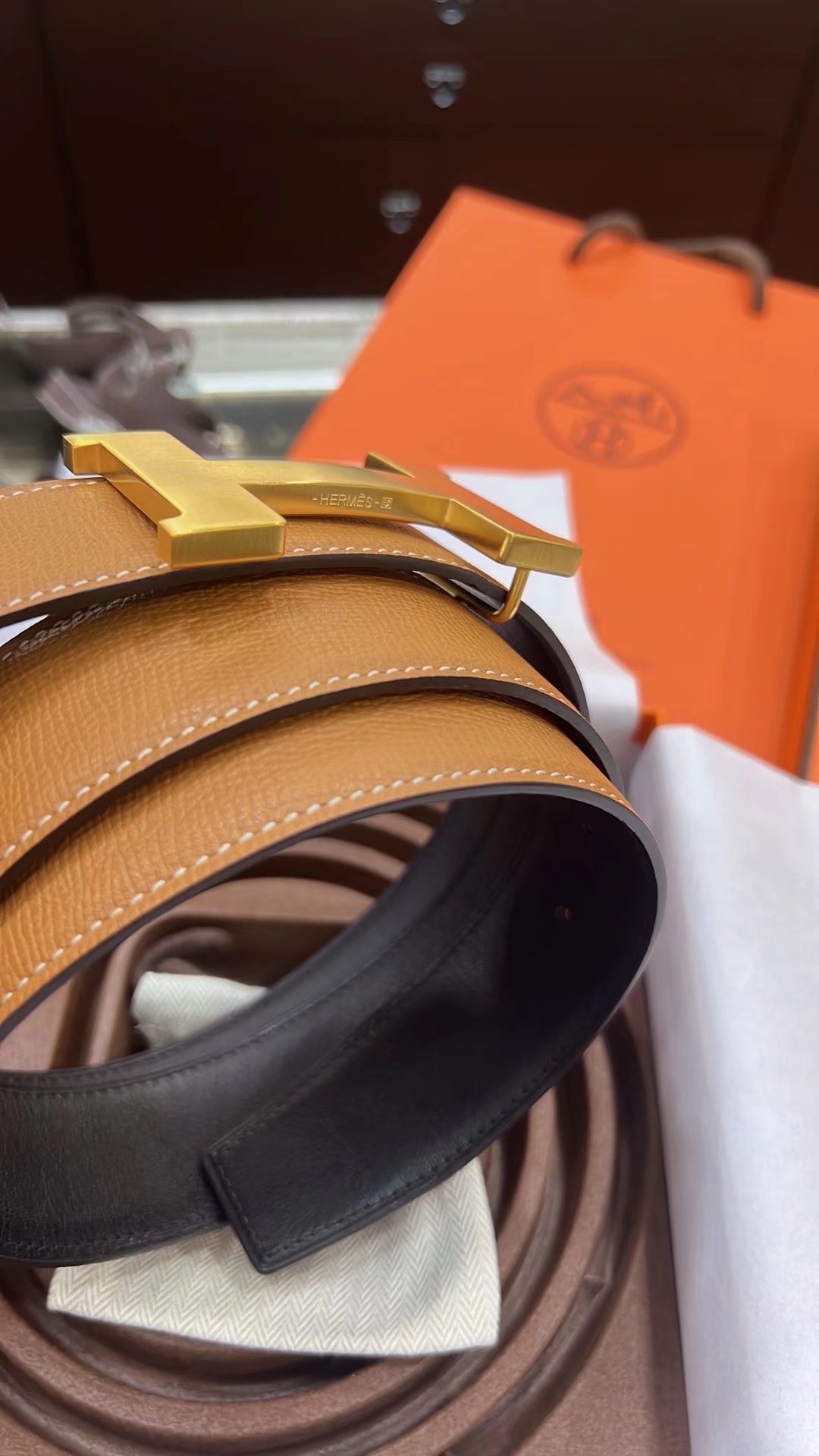 Hermès Male Basic Belt 38mm