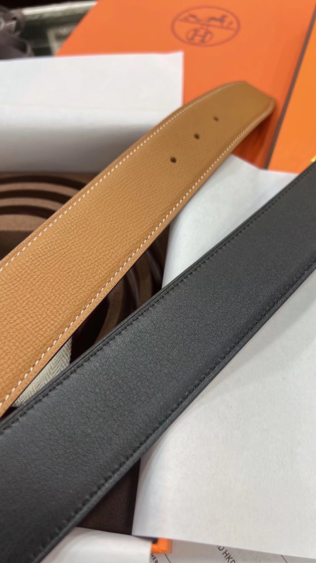 Hermès Male Basic Belt 38mm