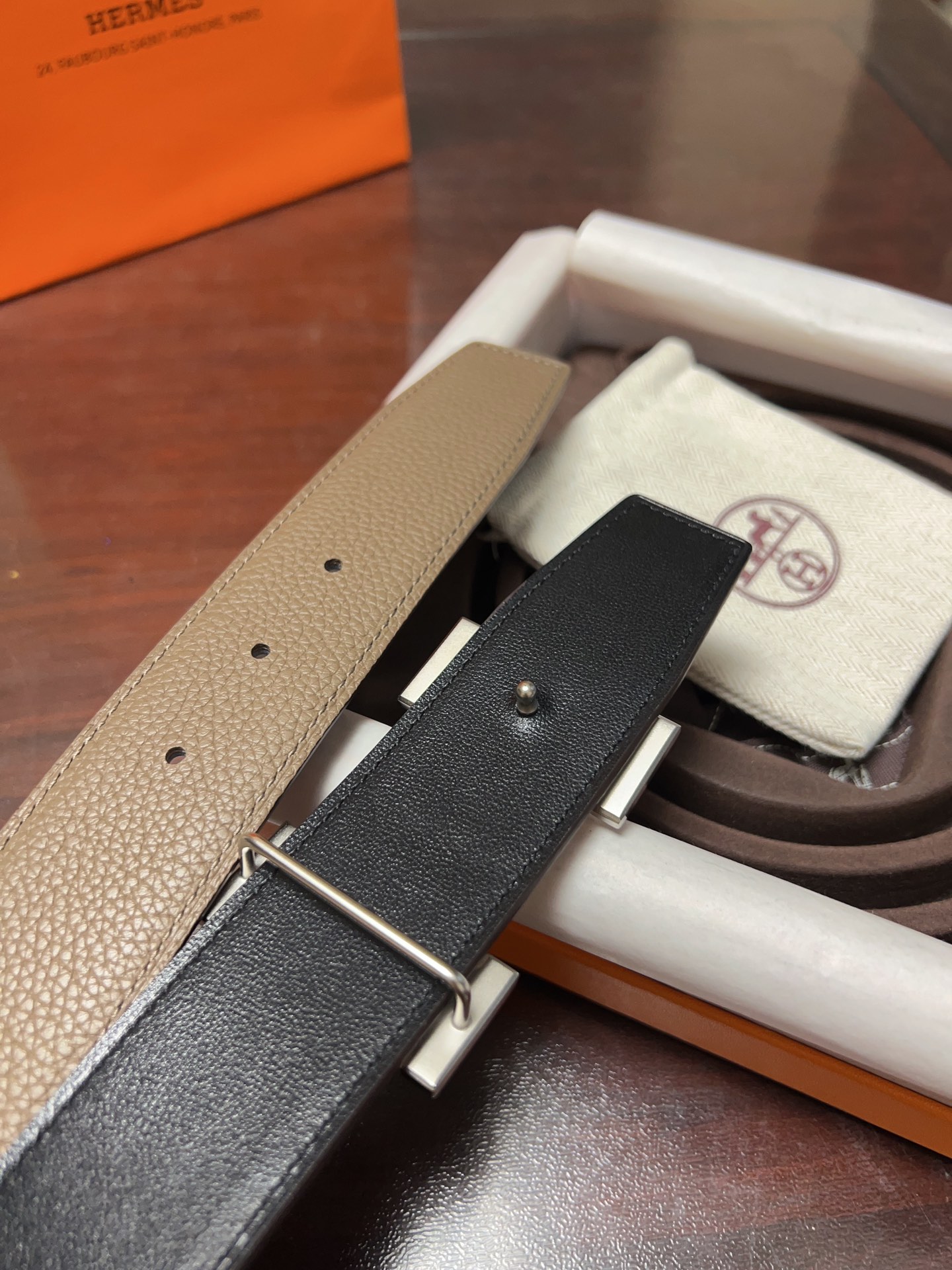 Hermès Male Basic Belt 38mm