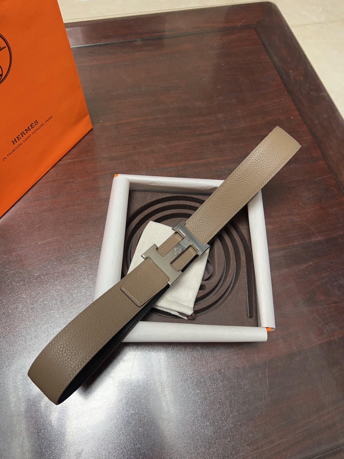Hermès Male Basic Belt 38mm