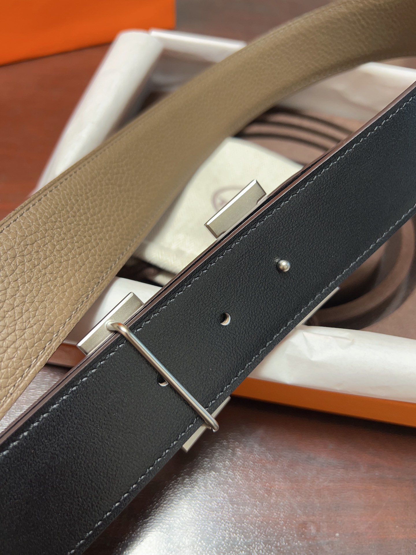 Hermès Male Basic Belt 38mm