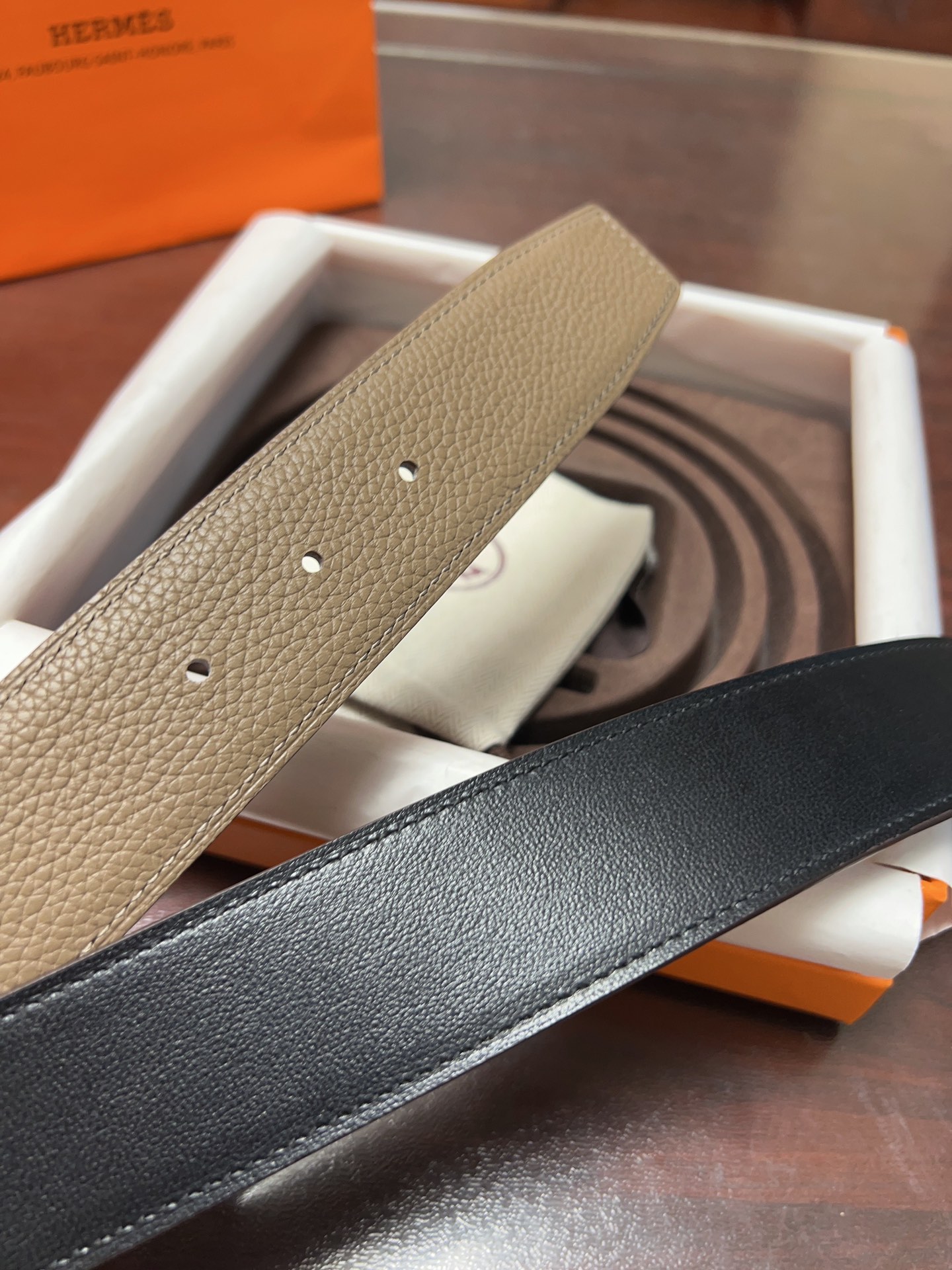 Hermès Male Basic Belt 38mm