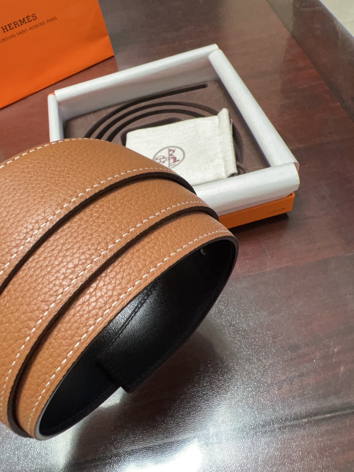 Hermès Male Basic Belt 38mm