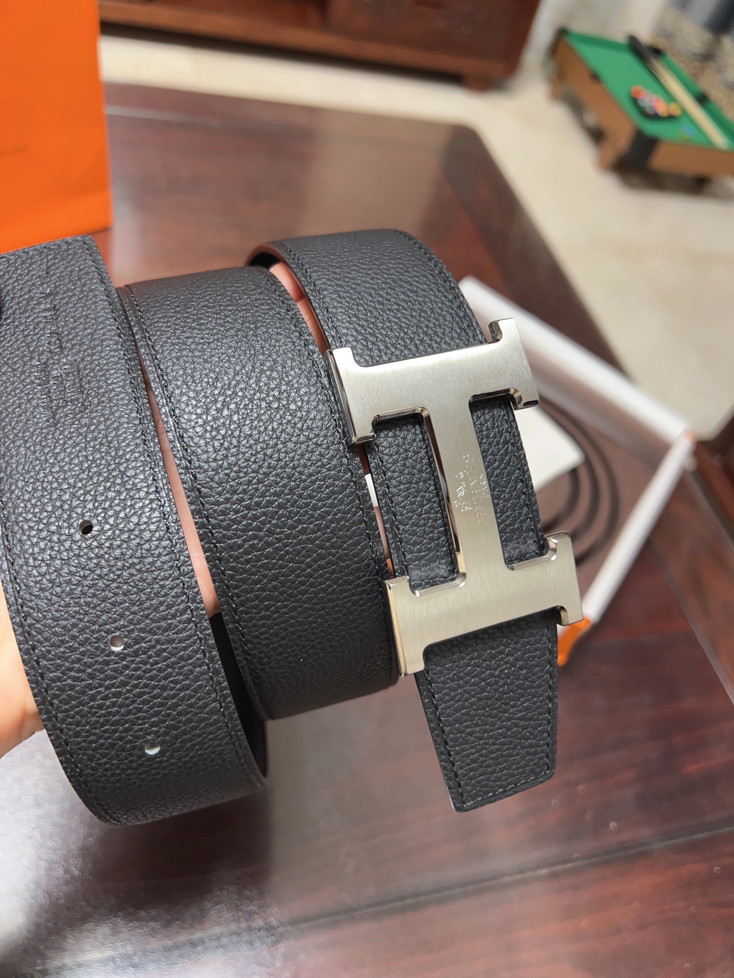 Hermès Male Basic Belt 38mm