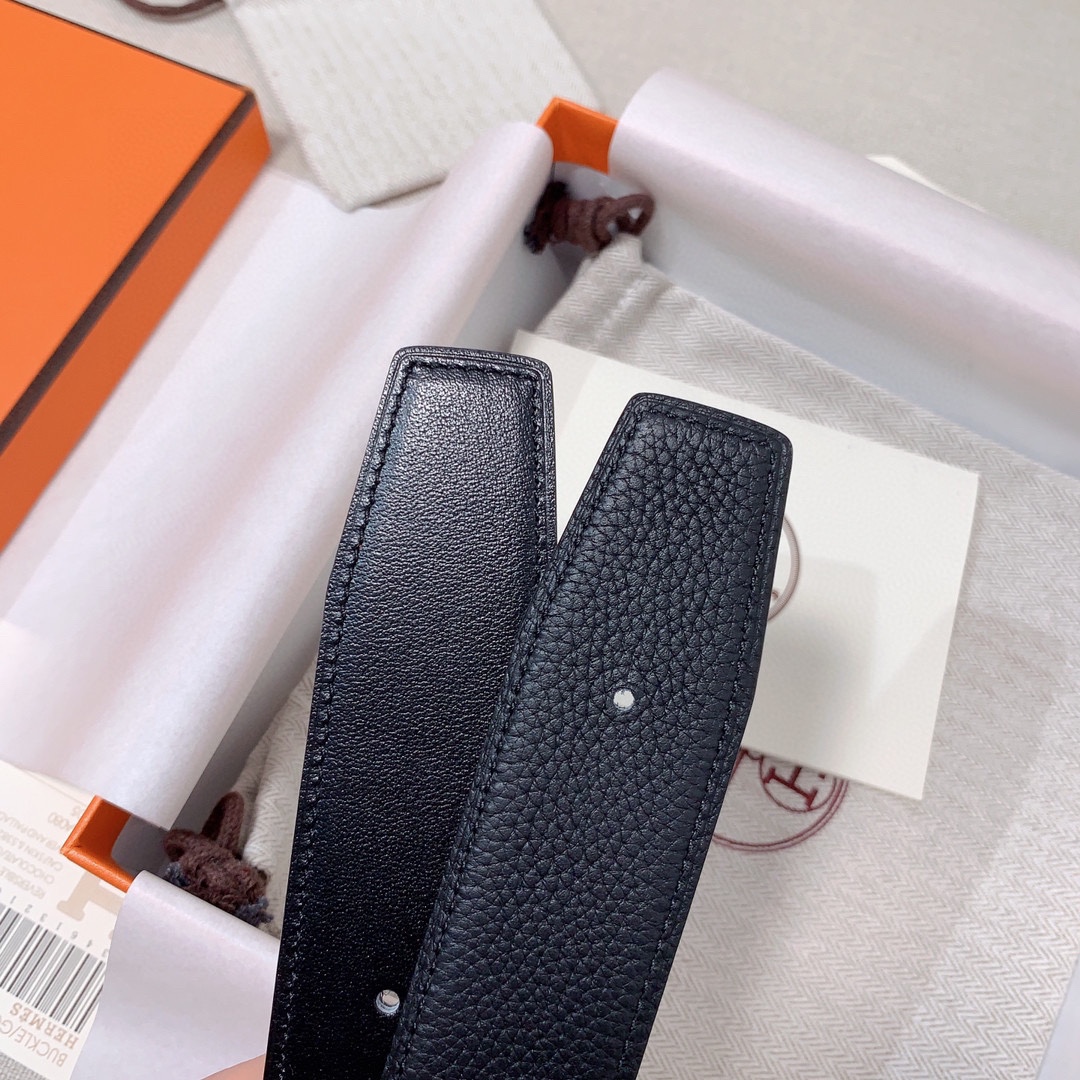 Hermès Male Leather Belt 38mm-s-m