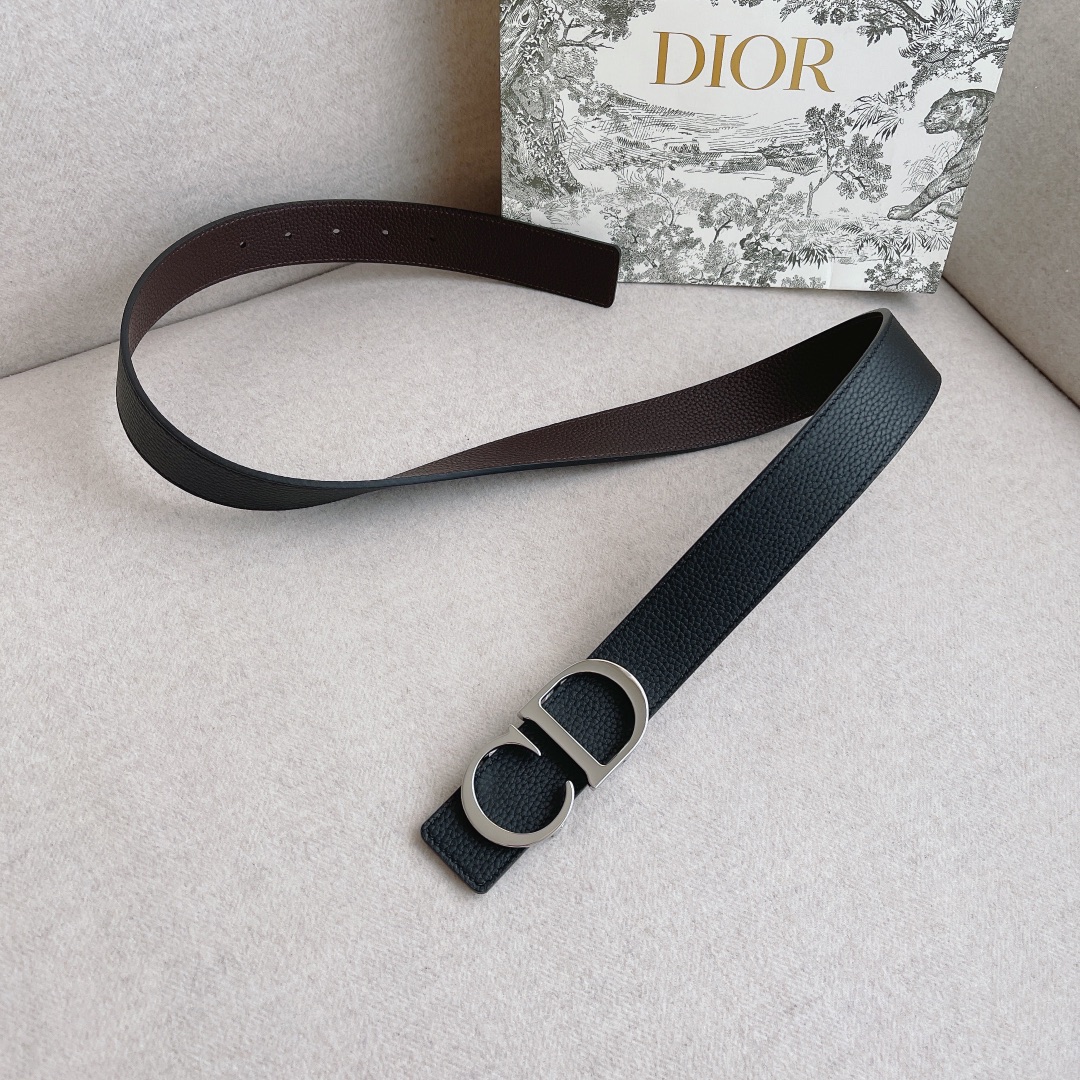 Dior Male Leather Belt 35mm