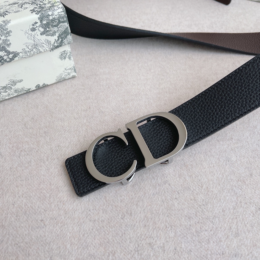 Dior Male Leather Belt 35mm