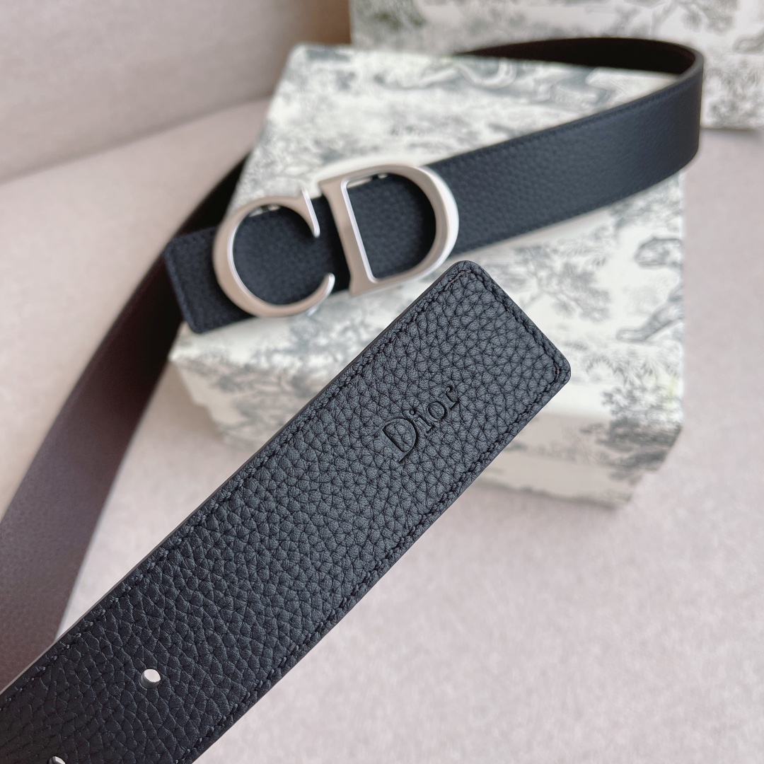 Dior Male Leather Belt 35mm
