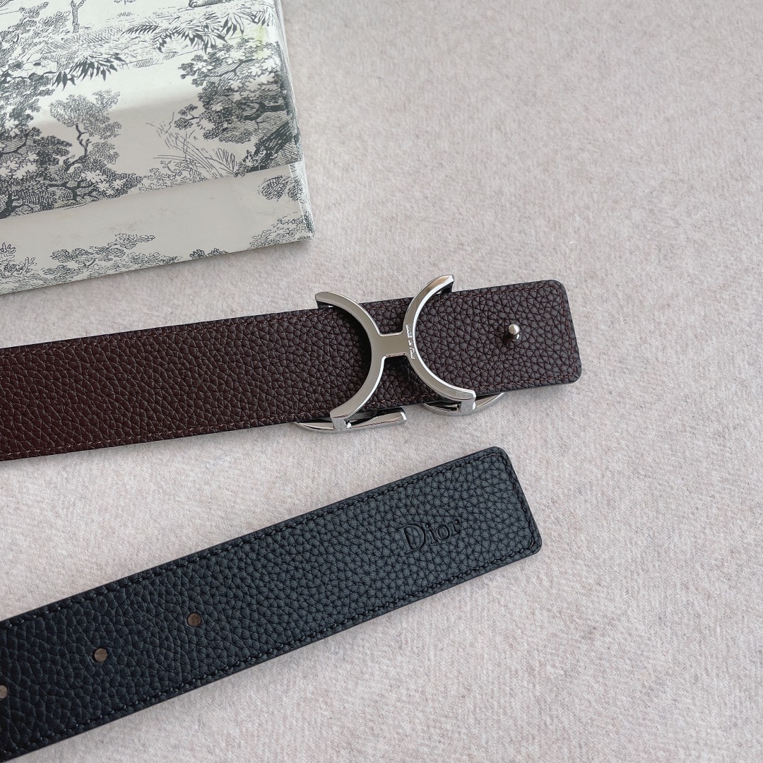 Dior Male Leather Belt 35mm