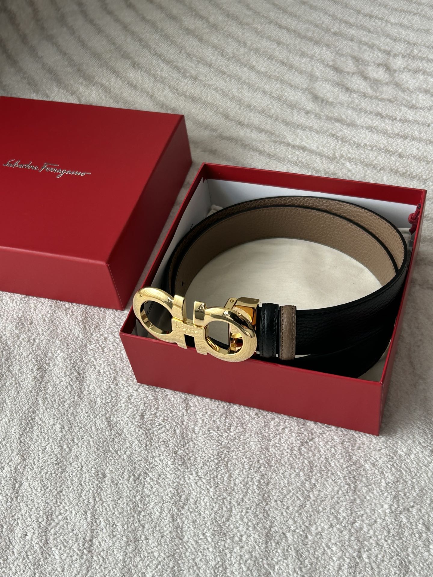 Salvatore Ferragamo Male Basic Belt Brown M