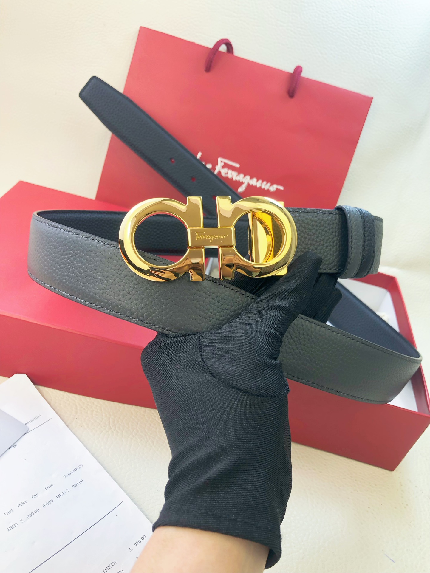 Salvatore Ferragamo Male Basic Belt M