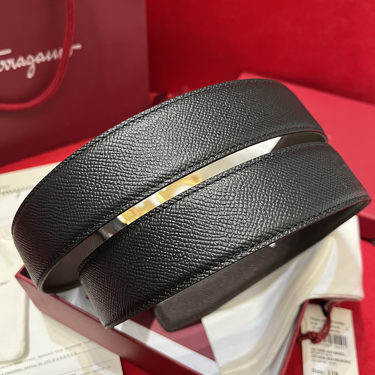 Salvatore Ferragamo Basic Belt Cow Leather M