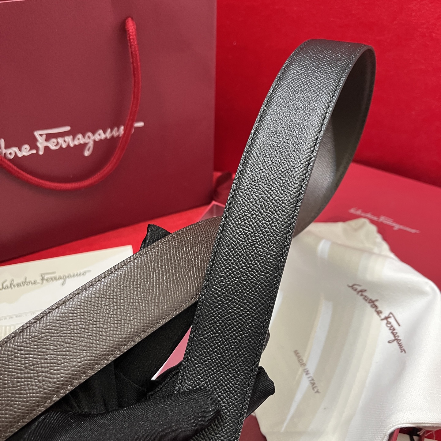 Salvatore Ferragamo Basic Belt Cow Leather M