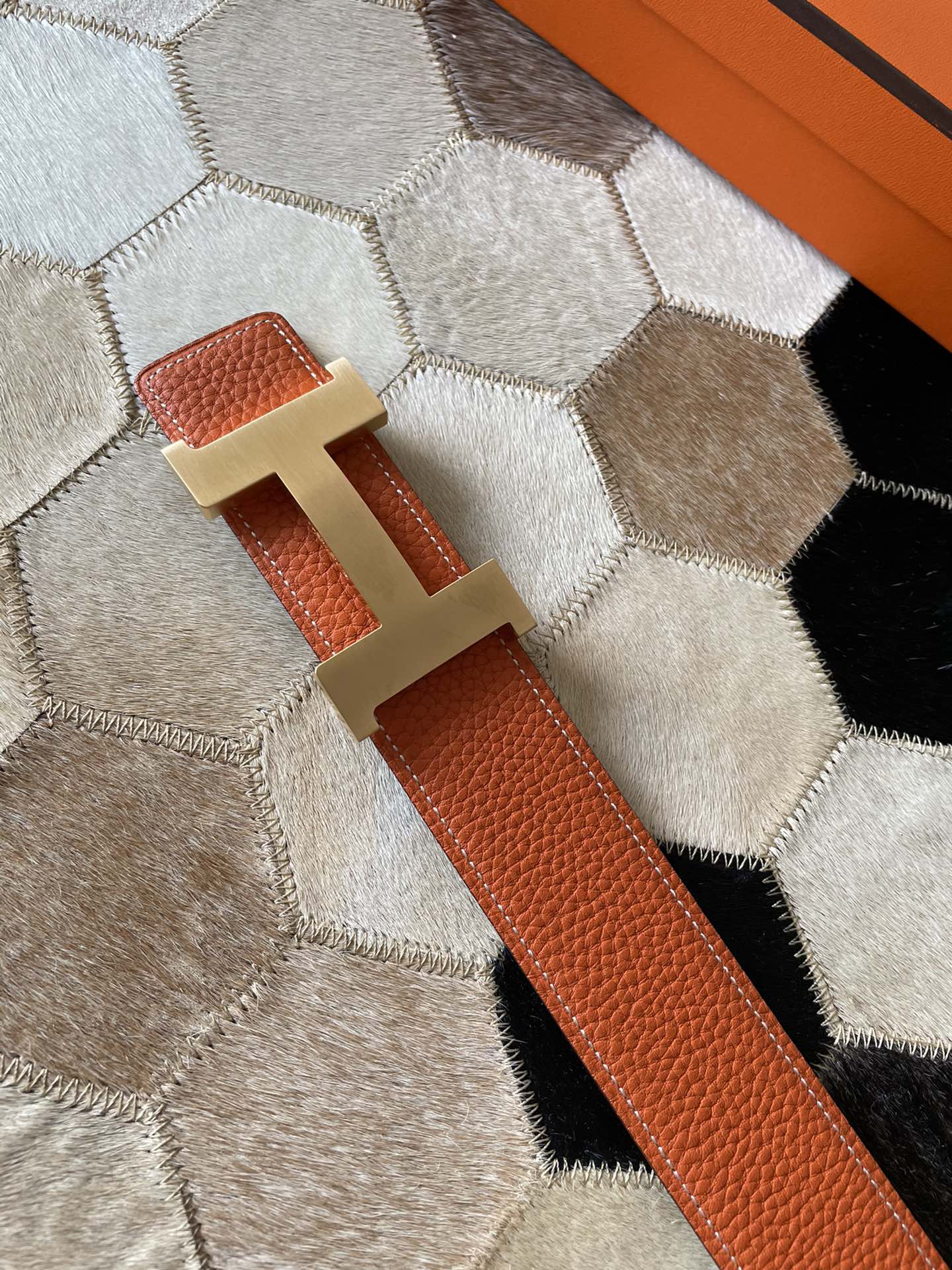 Hermès Male Basic Belt 38mm-s-m
