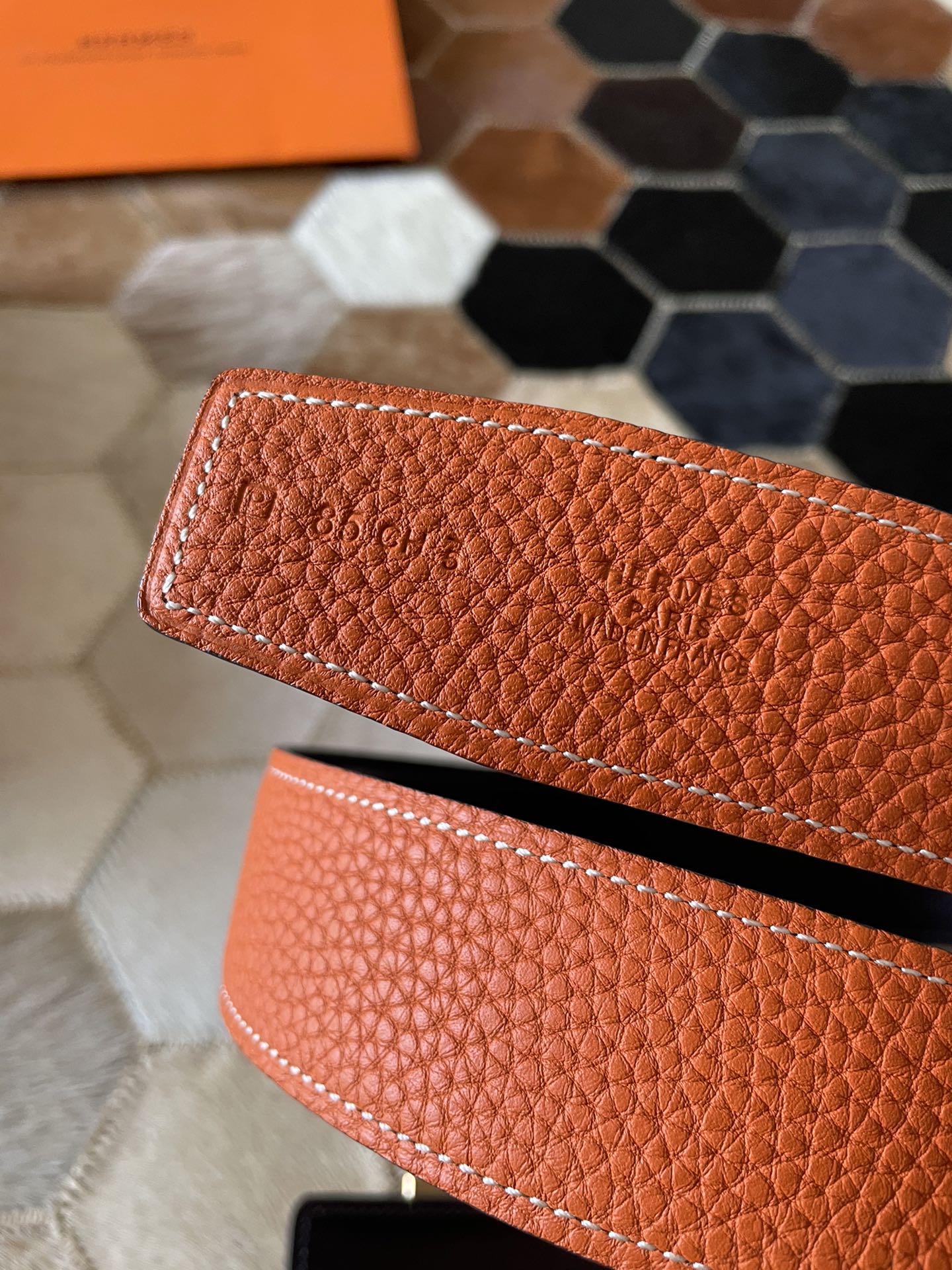 Hermès Male Basic Belt 38mm-s-m